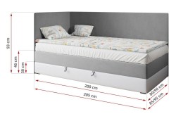 Dětská moderní postel VEGA (4/4)