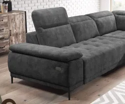 Elegantní rohová sedací souprava BENJAMIN L (3/6)