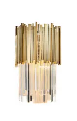 Krystalová nástěnná lampa GILIONA