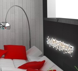 Krystalová nástěnná lampa L (2/5)