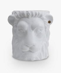 Květináč BIG LION WHITE