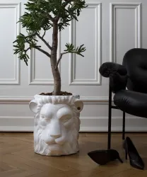Květináč BIG LION WHITE (3/3)