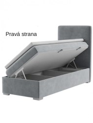 Luxusní jednolůžková postel MILANIA (5/7)