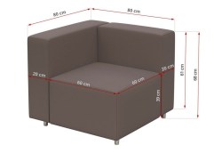 Zahradní sestava WILLA BROWN (8/13)