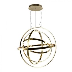 Závěsný lustr GOLD GLOBE